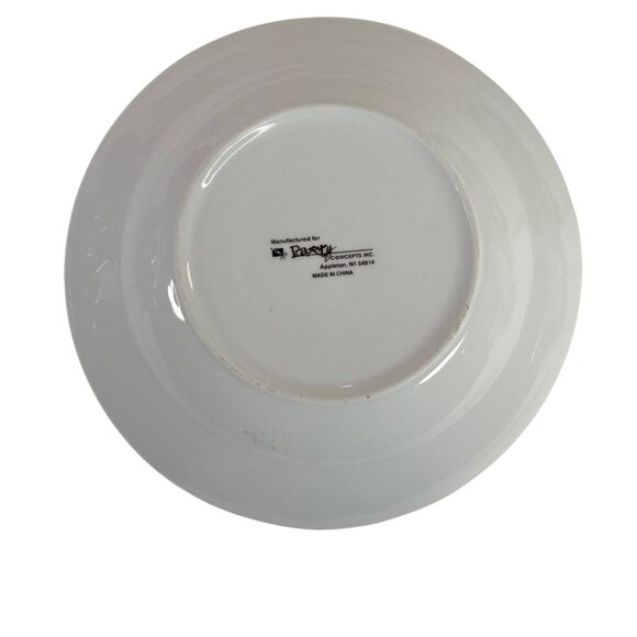 Set Of 3 Party Concepts Christmas Santa Claus Bowls 8" Ceramic Soup Salad PXT1 - Picture 9 of 9